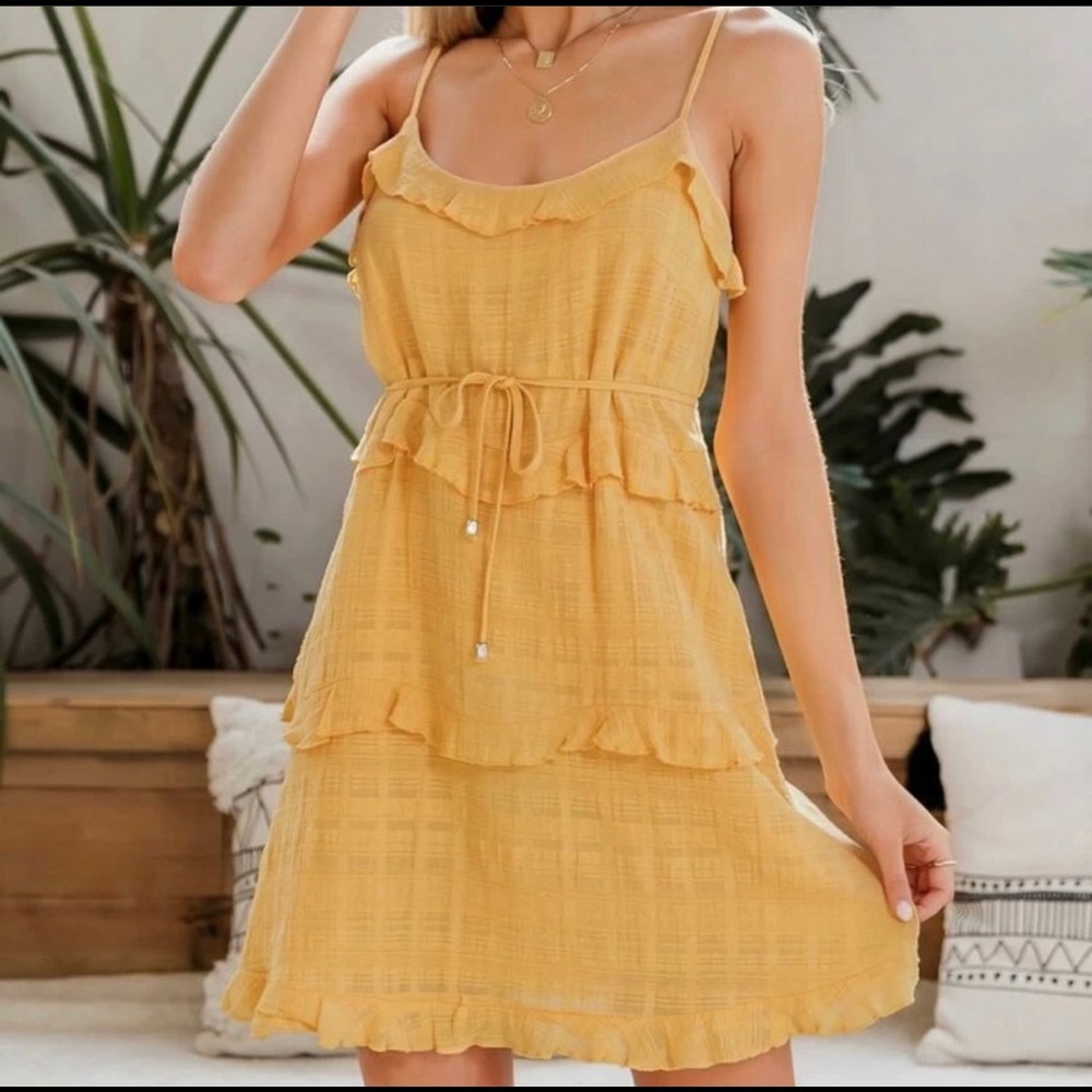 Summer Dress Ruffle Trim - Picture 4 of 4